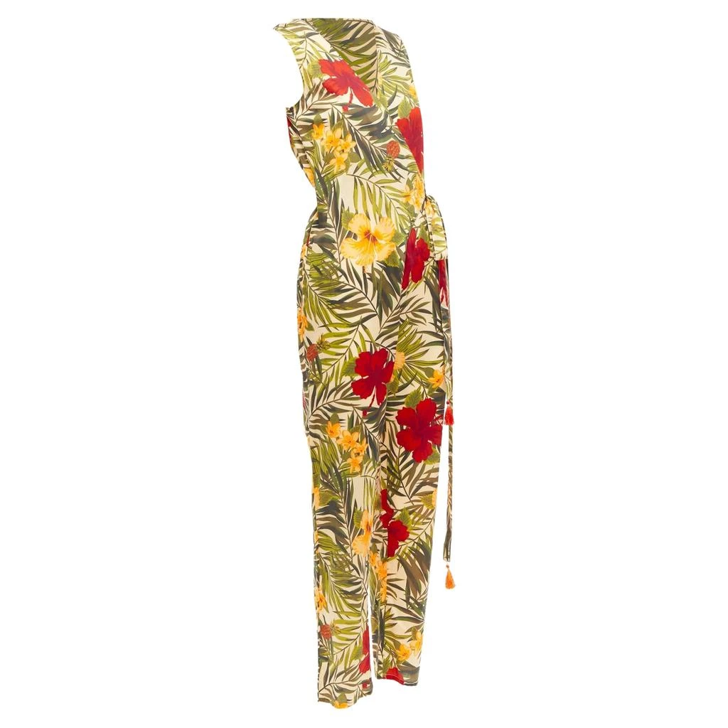MIGUELINA tropical floral print wrap jumpsuit 3