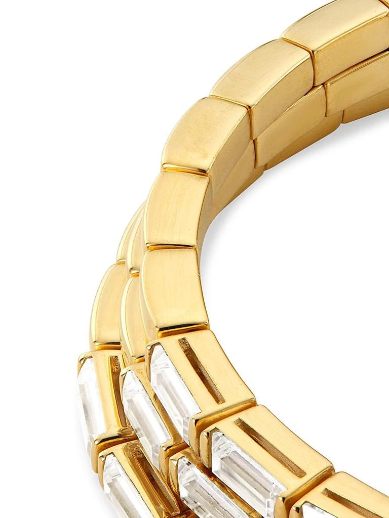 Adriana Orsini Naomi 18K-Gold-Plated & Cubic Zirconia Wrap Bracelet 3