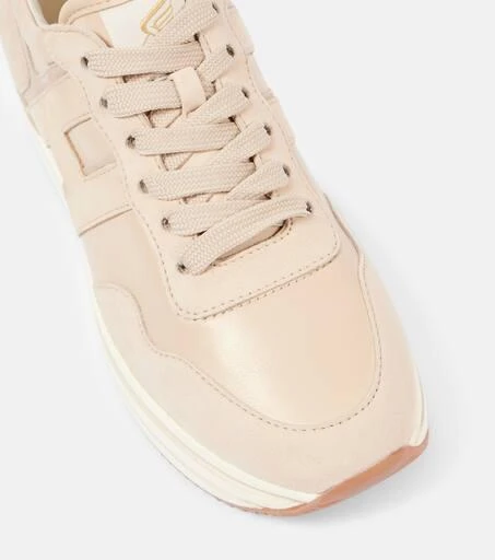 hogan Midi H222 suede platform sneakers 6