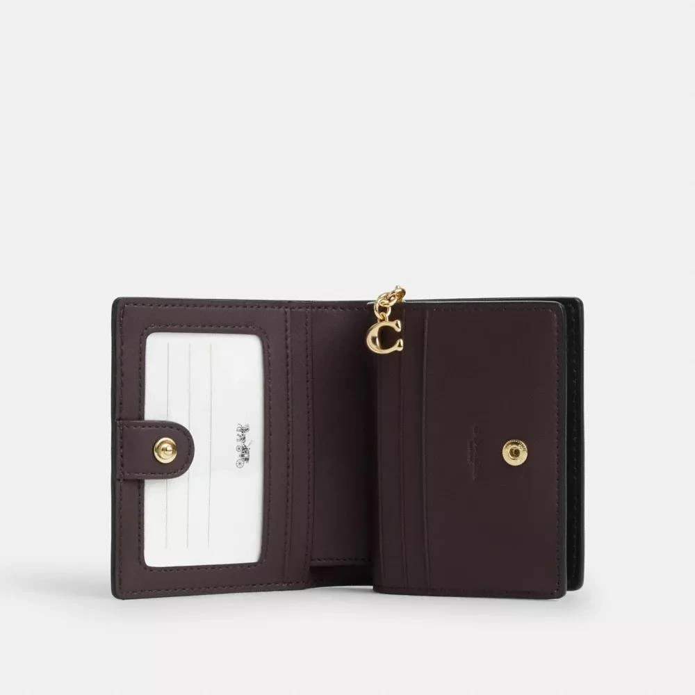 Coach Snap Wallet In Signature Canvas 2