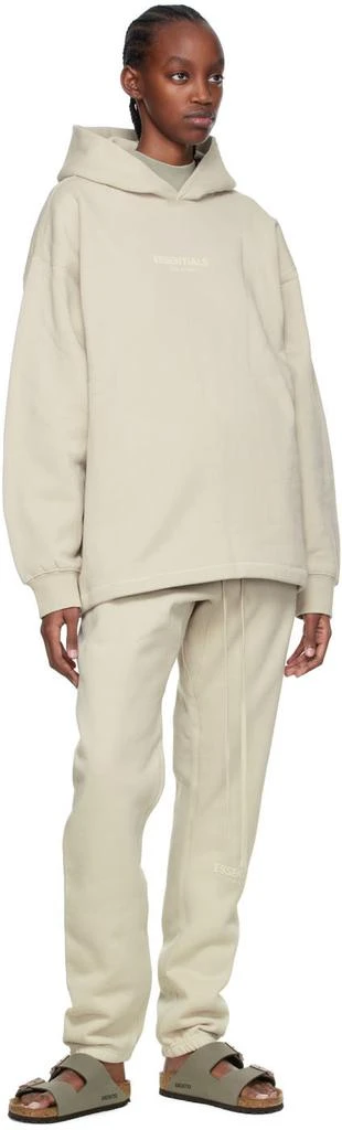 Essentials Beige Fleece Lounge Pants 4