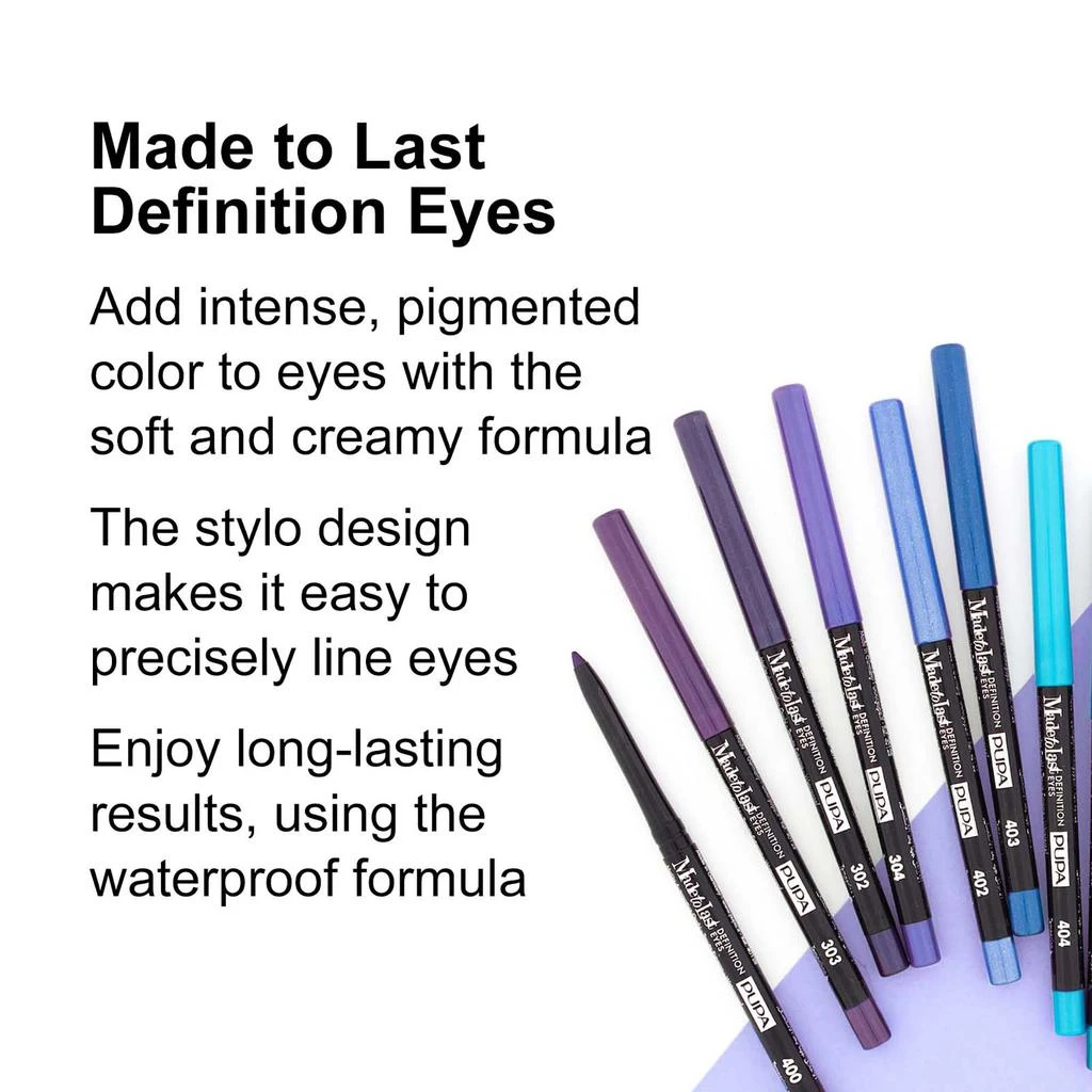 PUPA Milano Made To Last Definition Eyes - 305 Brunette by  for Women - 0.012 oz Eye Pencil 2