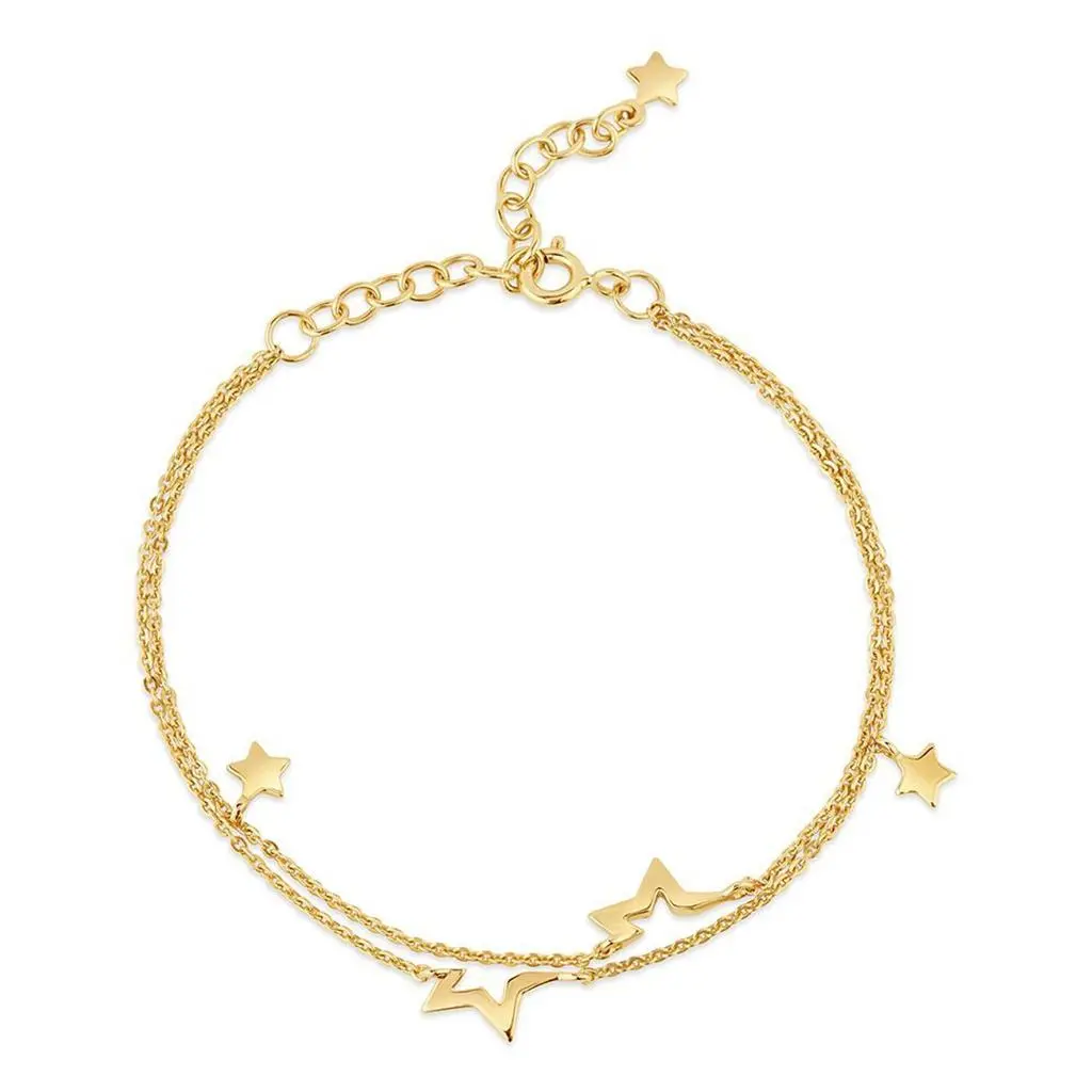 Dinny Hall Stargazer double chain wristlet 2