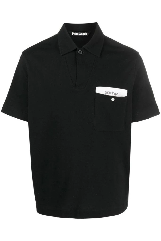 undefined Sartorial Tape Button Polo Black 1