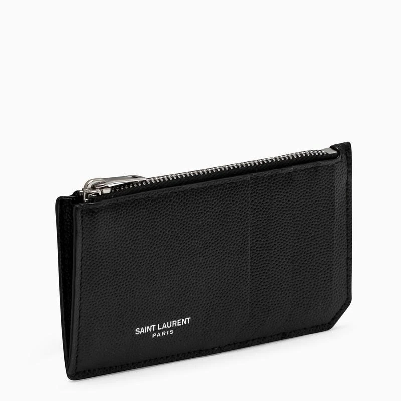 Yves Saint Laurent Black leather card holder 1