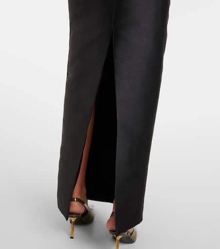 SOLACE LONDON Davina satin cocktail dress 4