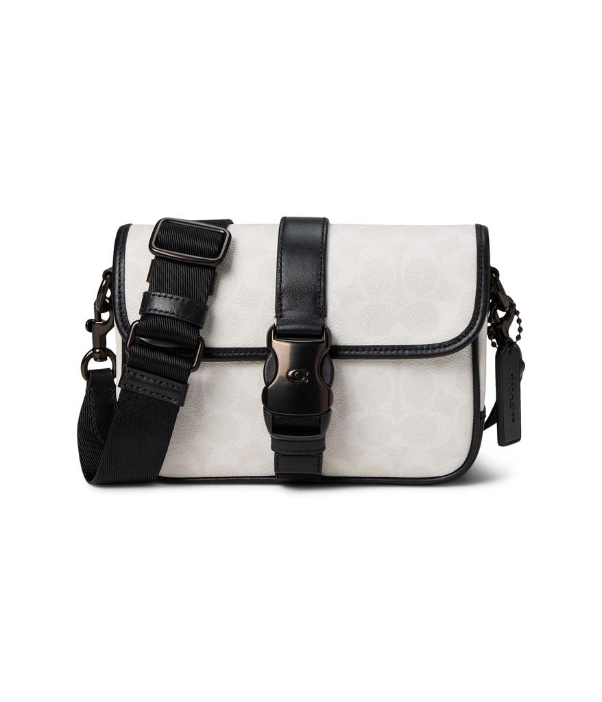 Coach League Crossbody Bag 19 In Signature Canvas - Free