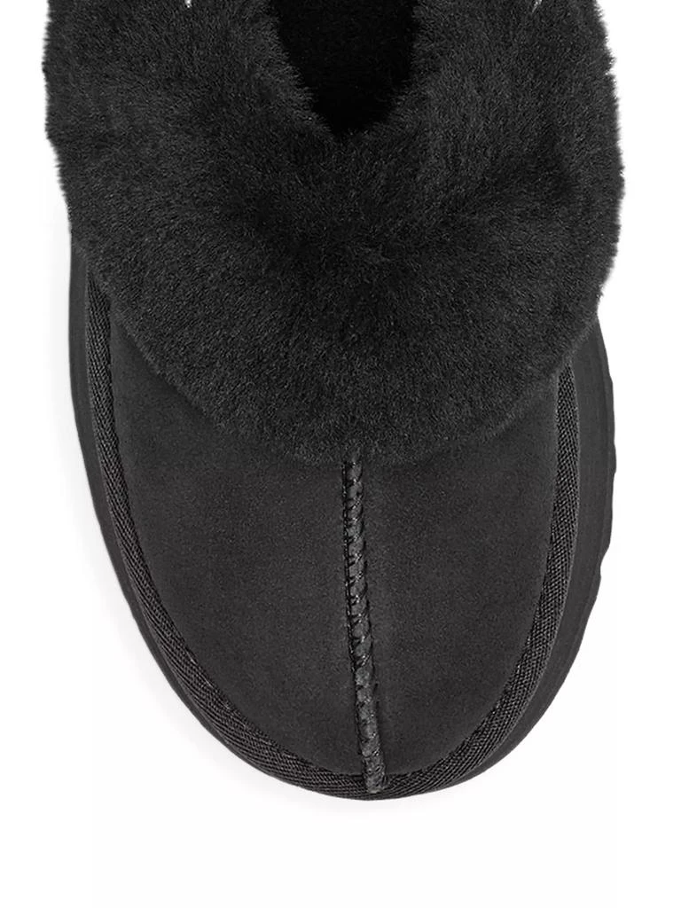 UGG Funkette Suede Sheepskin-Trim Slingback Mules 4