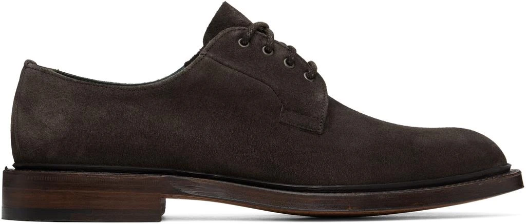 Drake's Brown Suede August Goodyear Welted Derbys 1