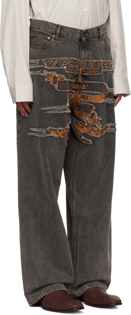 Y/Project Black Paris' Best Patch Jeans 2