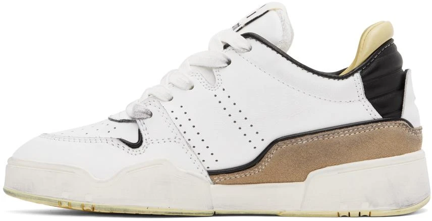 Isabel Marant White & Yellow Emree Sneakers 3