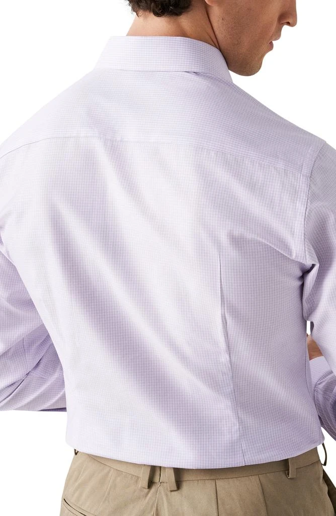 Eton Slim Fit Check Stretch Cotton & Tencel® Lyocell Dress Shirt 3