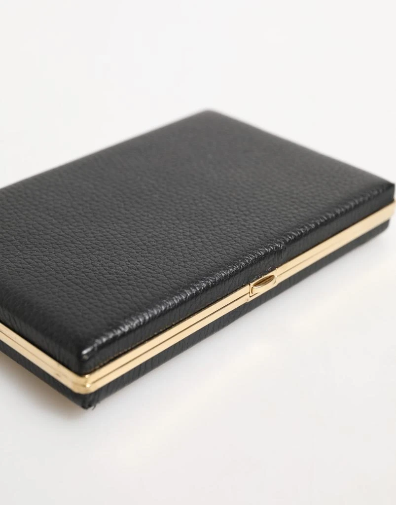 Dolce 
Gabbana Leather gold Frame Clutch Evening Party Purse Men
s Bag (Pre-Owned) 4