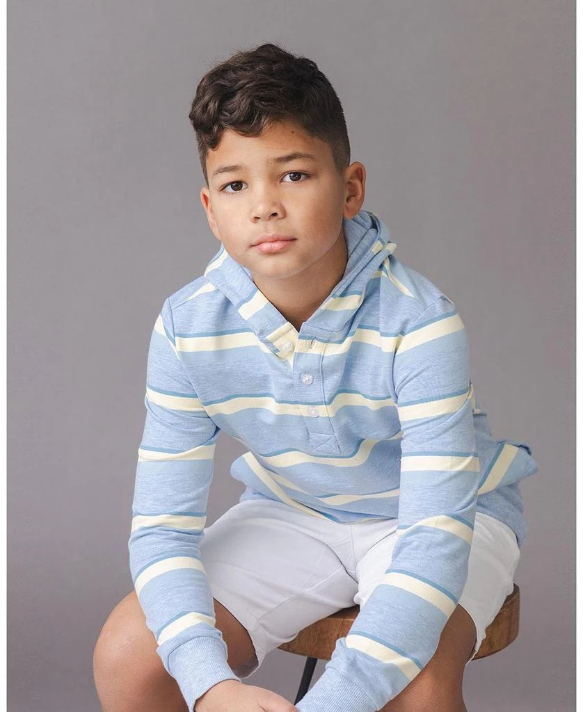 Hope 
Henry Boys
 Organic French Terry Henley Hoodie - Little Kid 2