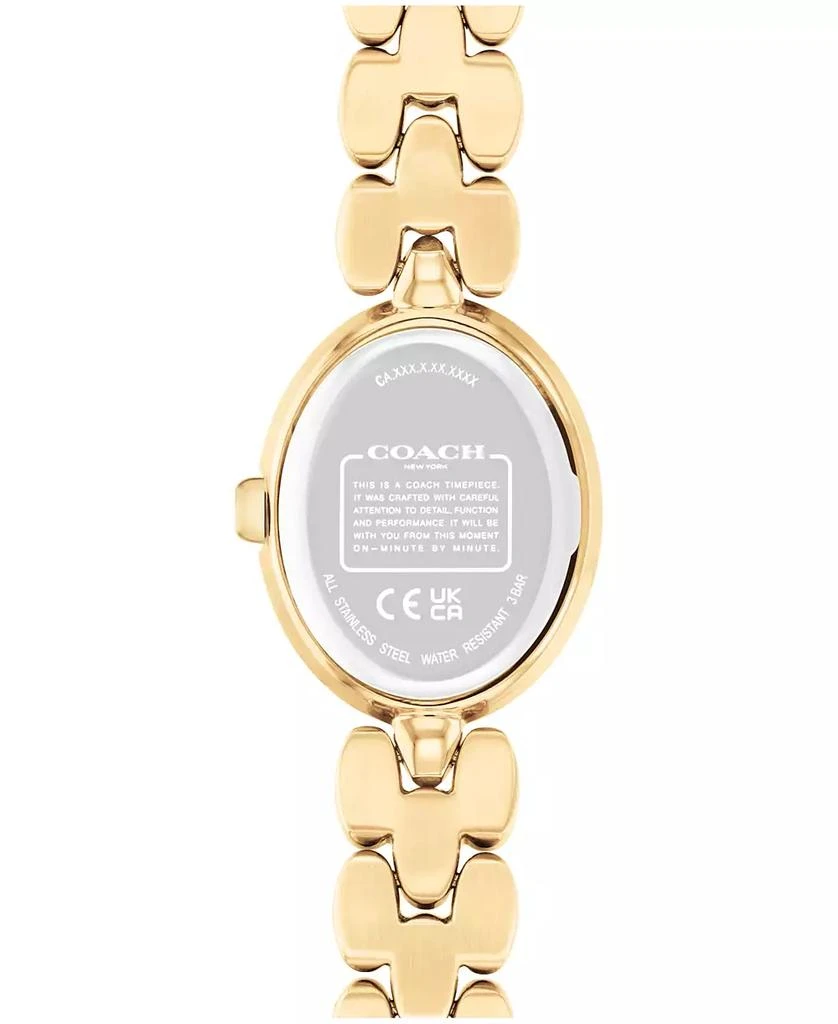 Coach Women's Gold Sammy Stainless Steel Watch 22.5mm 3