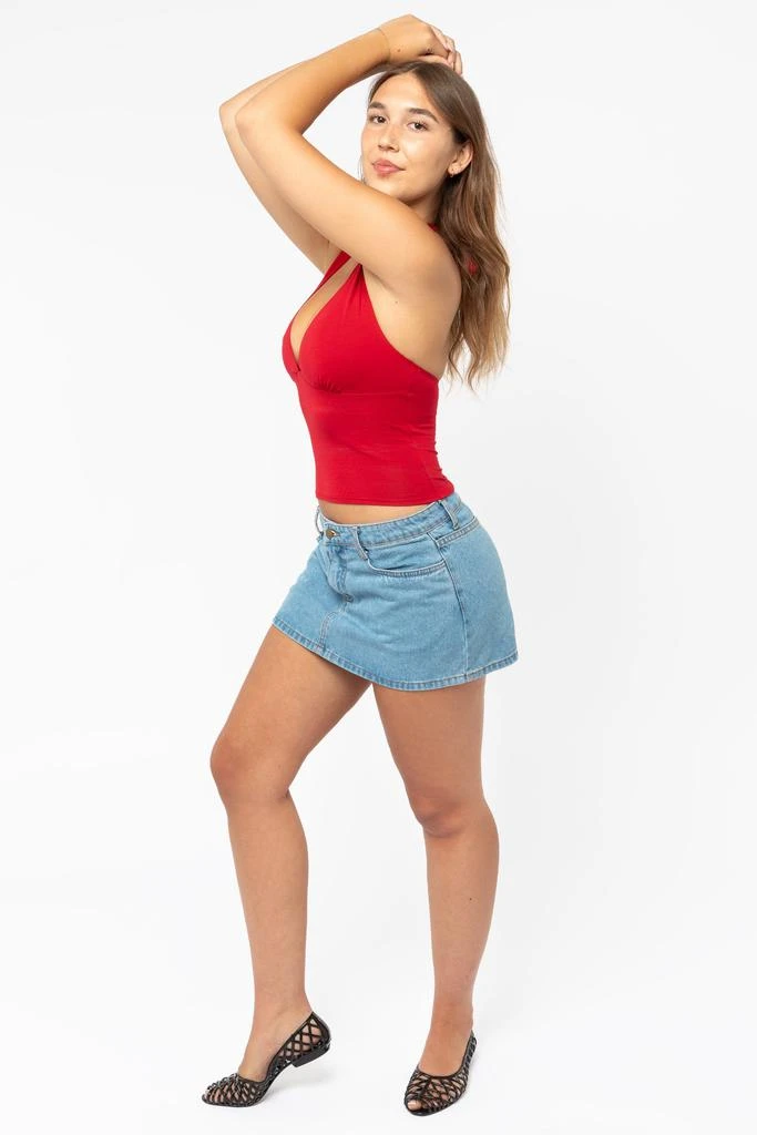 Los Angeles Apparel 8375 - Cotton Spandex Halter Top 8