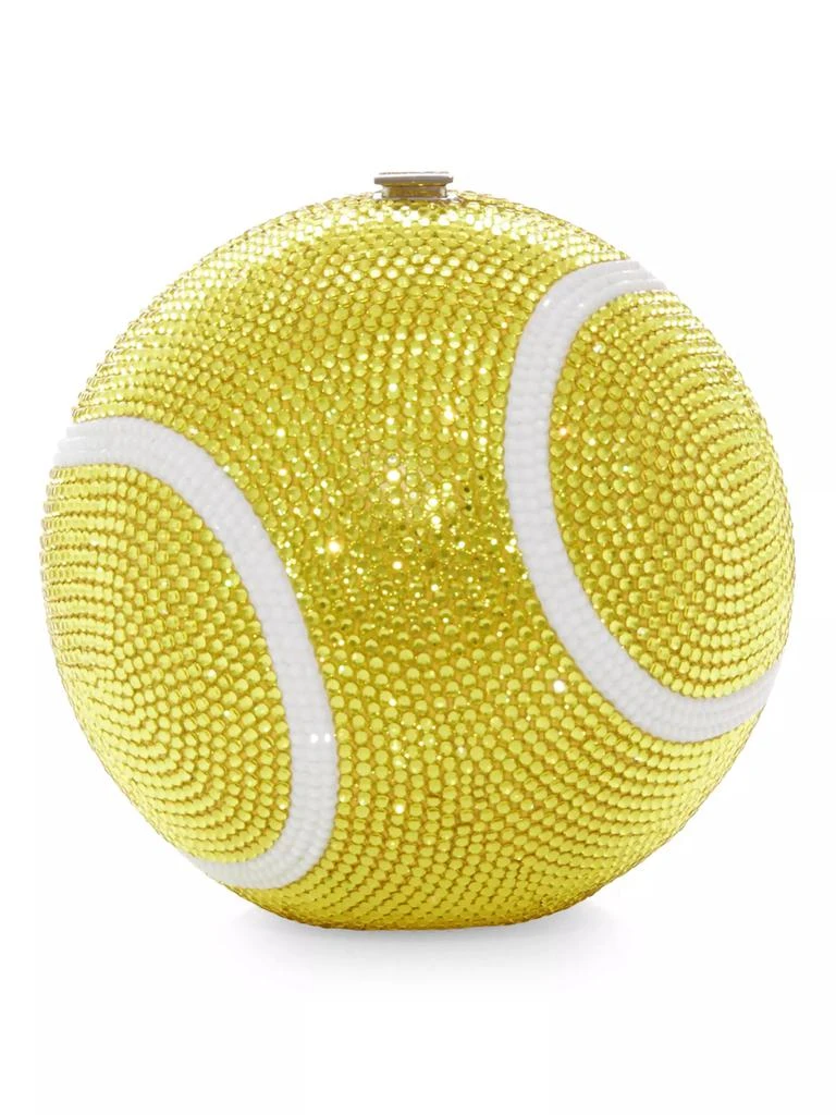 Judith Leiber Tennis Ball Crystal-Embellished Clutch 1