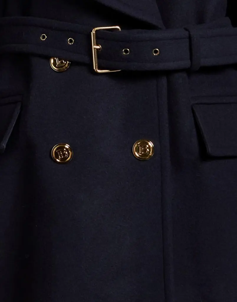 Balmain Double breasted pea coat 2