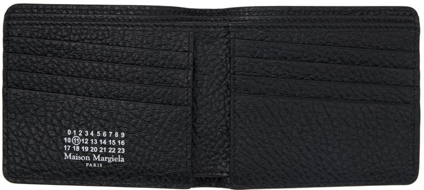 MAISON MARGIELA Black Four Stitches Wallet 3