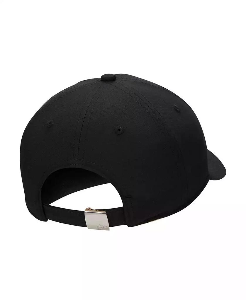 NIKE Men's Black Metal Futura Lifestyle Club Performance Adjustable Hat