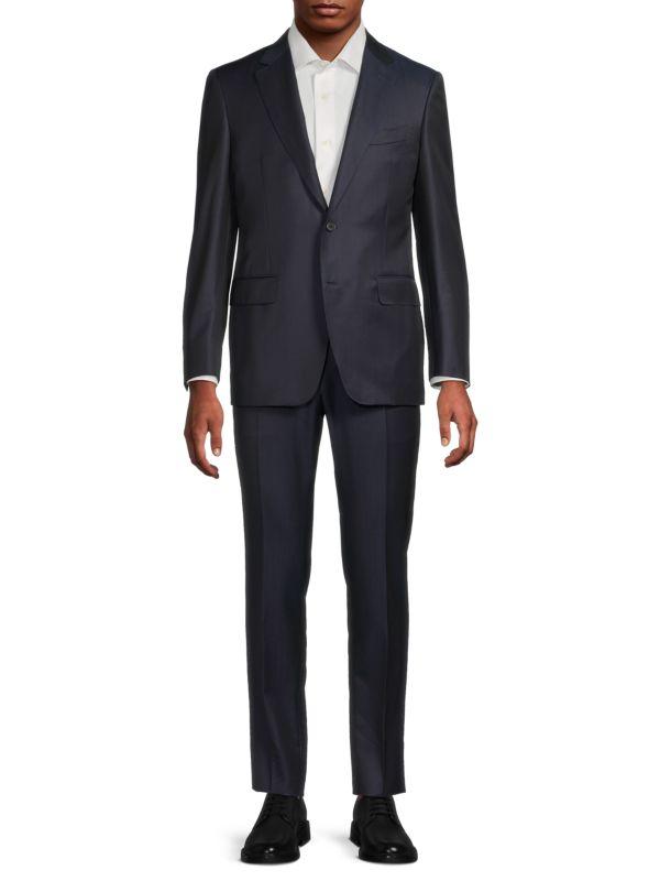 Canali ​Modern-Fit Solid Wool Two-Button Suit