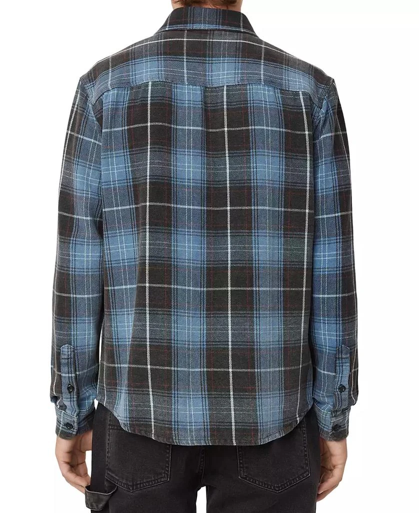 Frank And Oak Men's Distressed Cotton Flannel Shirt 2