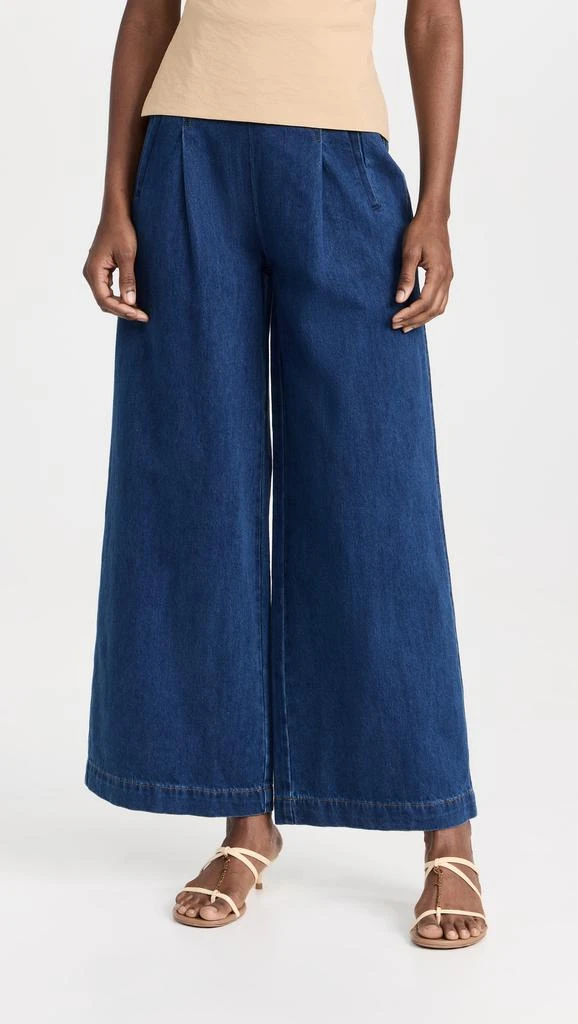 ROSETTA GETTY High Rise Wide Leg Jeans 6