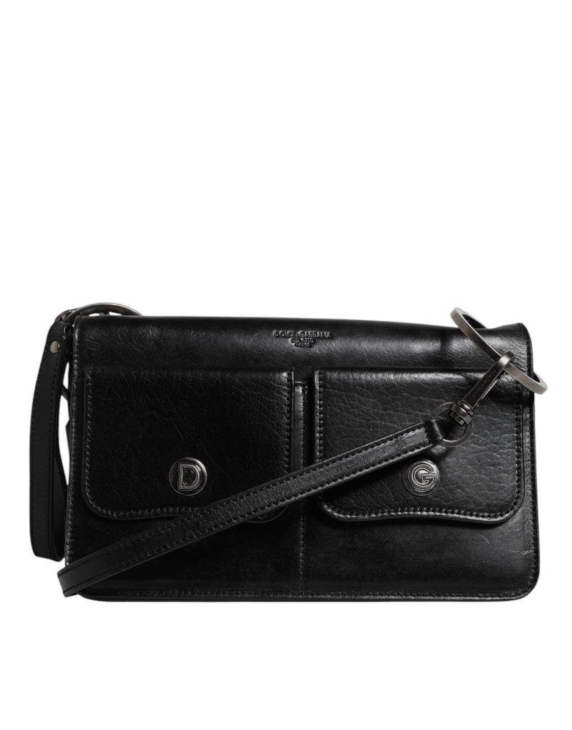 Dolce & Gabbana Leather Logo Purse Shoulder Crossbody Men's Bag (Pre-Owned)