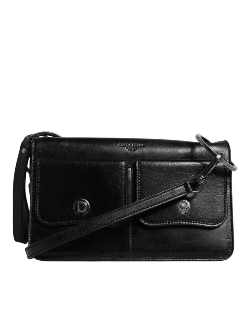 Dolce & Gabbana Leather Logo Purse Shoulder Crossbody Men's Bag (Pre-Owned) 1