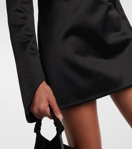 Khaite Tate satin minidress 5