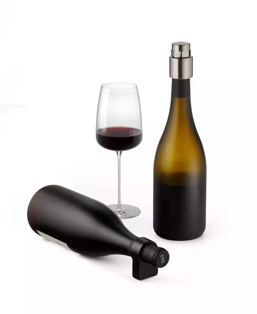 Rabbit Wine Bottle Stopper And Stand, Stainless Steel 6