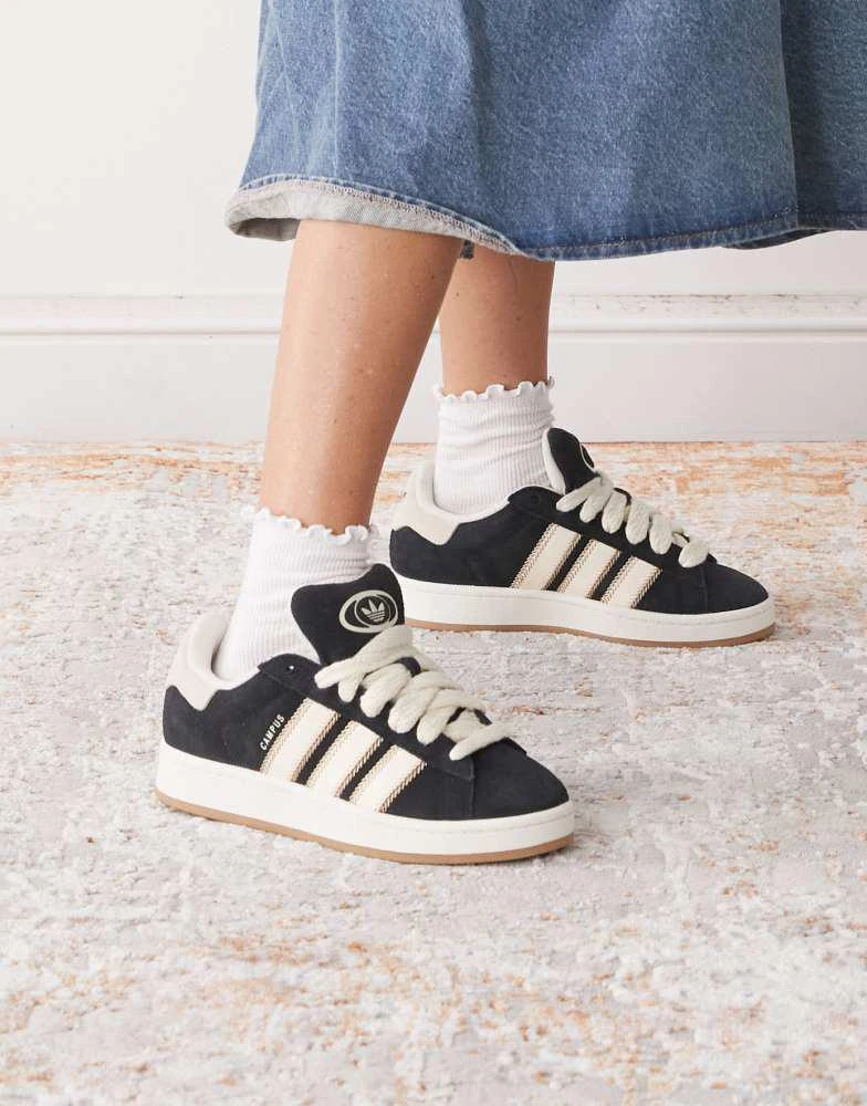 adidas gazelle silver green womens adidas Campus 00s Shoes - Women's - Silver Green / Off White / Gum main image 1