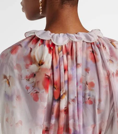 Zimmermann Crush floral belted midi dress 6