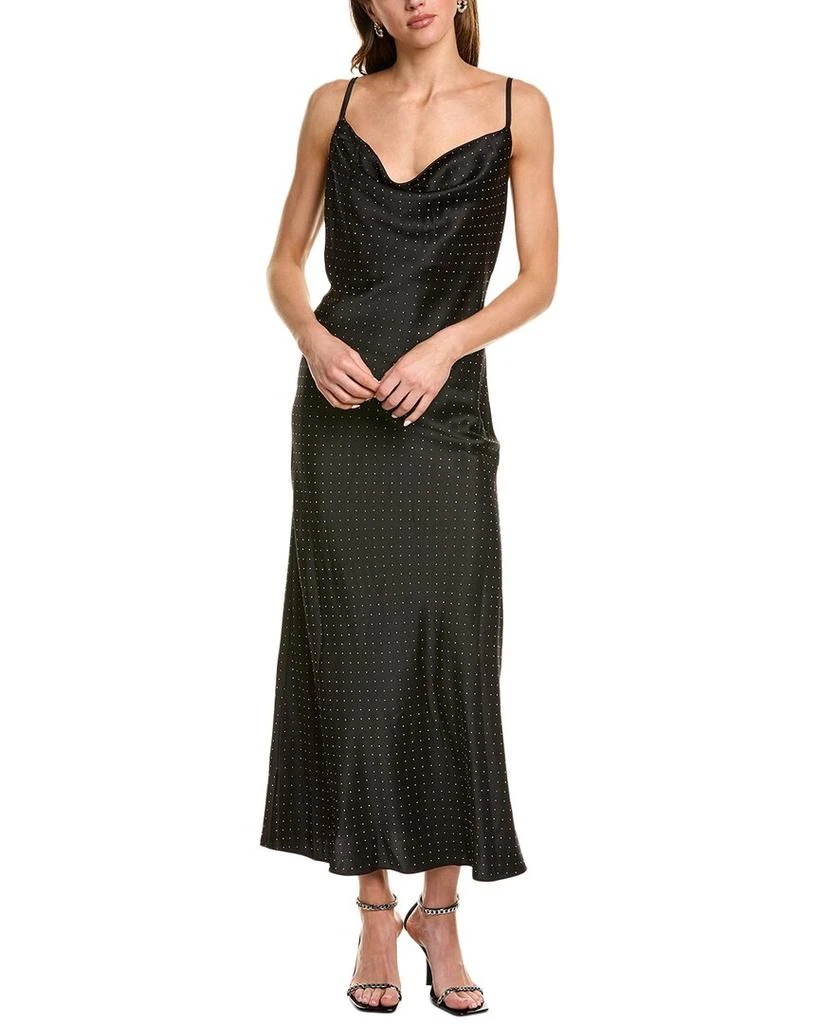 diamante formal dress Samira Dress Pink One Shoulder Diamante Gown