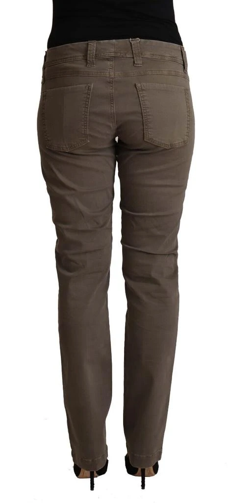 CYCLE CYCLE Brown Cotton Low Waist Skinny Casual Jeans 3