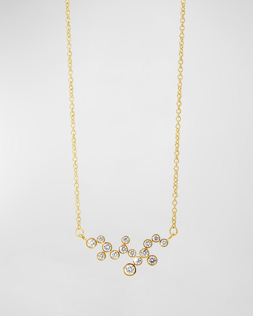 Syna 18K Champagne Diamond Bubbles Necklace