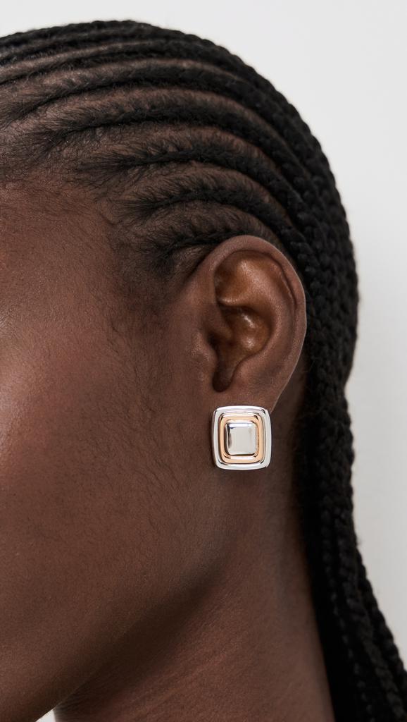 Luv AJ Dalia Two-Tone Studs