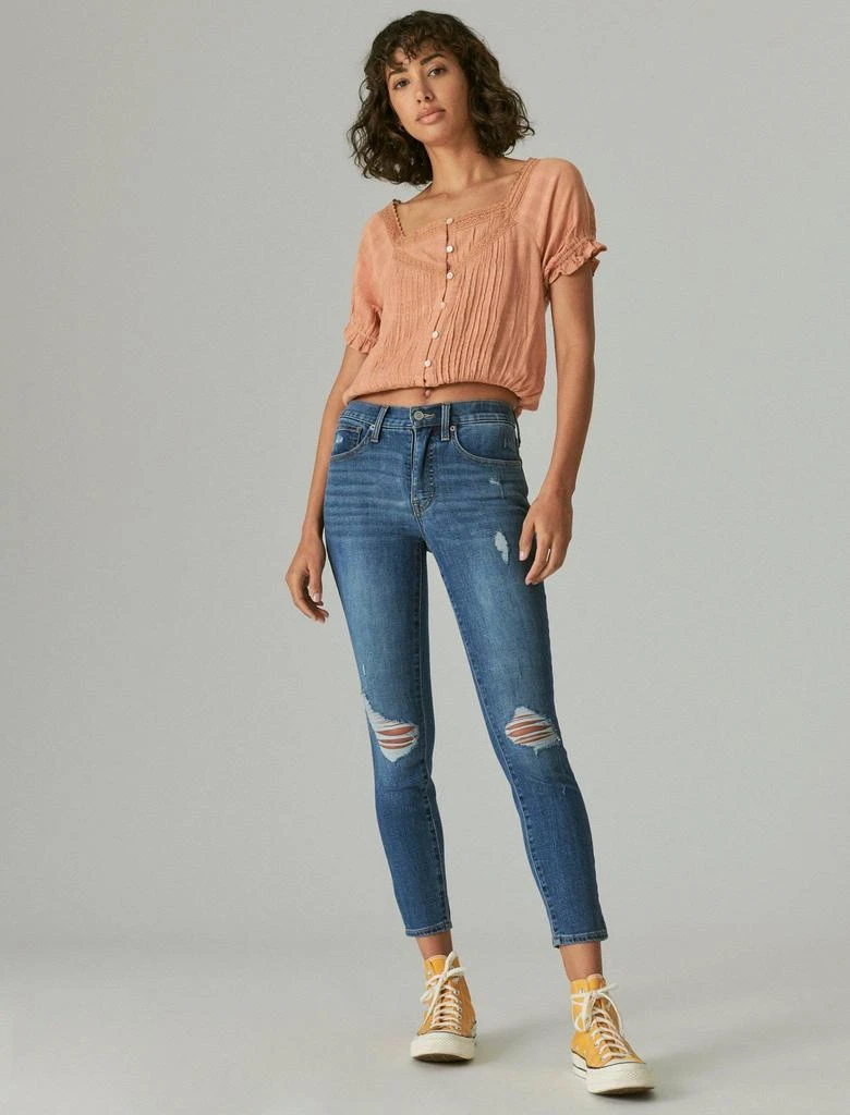 Lucky Brand Women's High Rise Bridgette Skinny 1