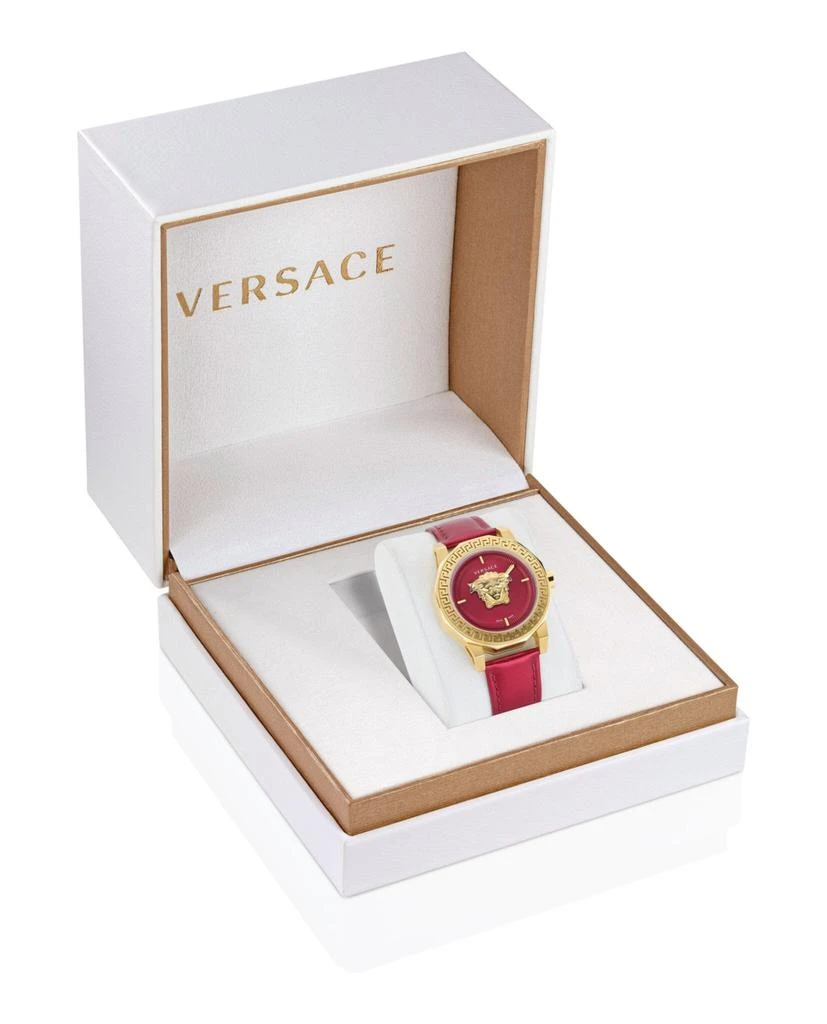Versace Medusa Deco Leather Watch 4
