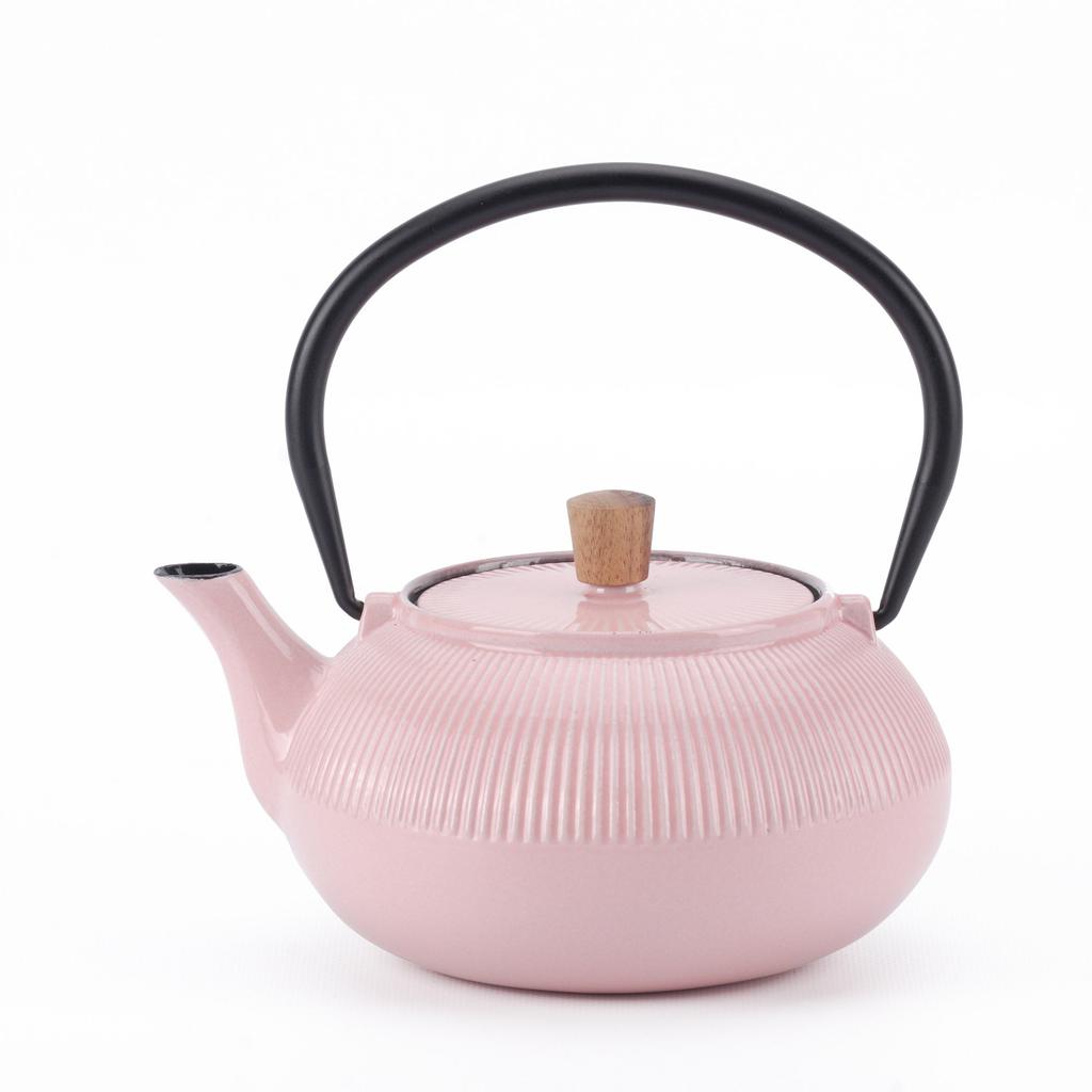 MNML Enameled Cast Iron Teapot - Line