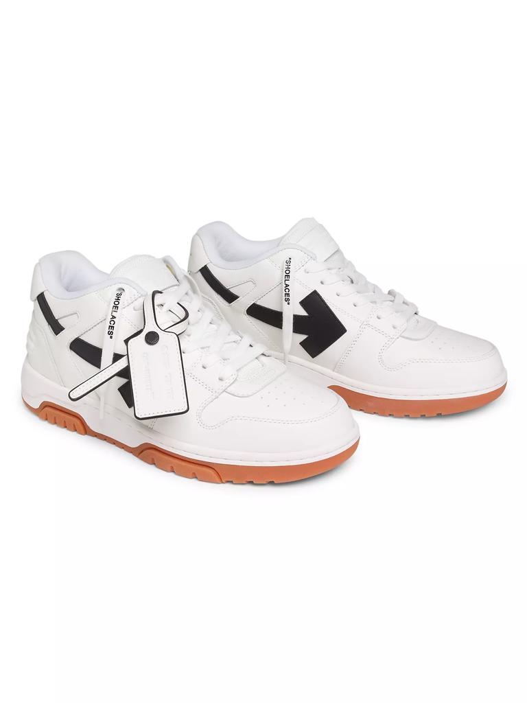 Off-White Out Of Office Leather Sneakers