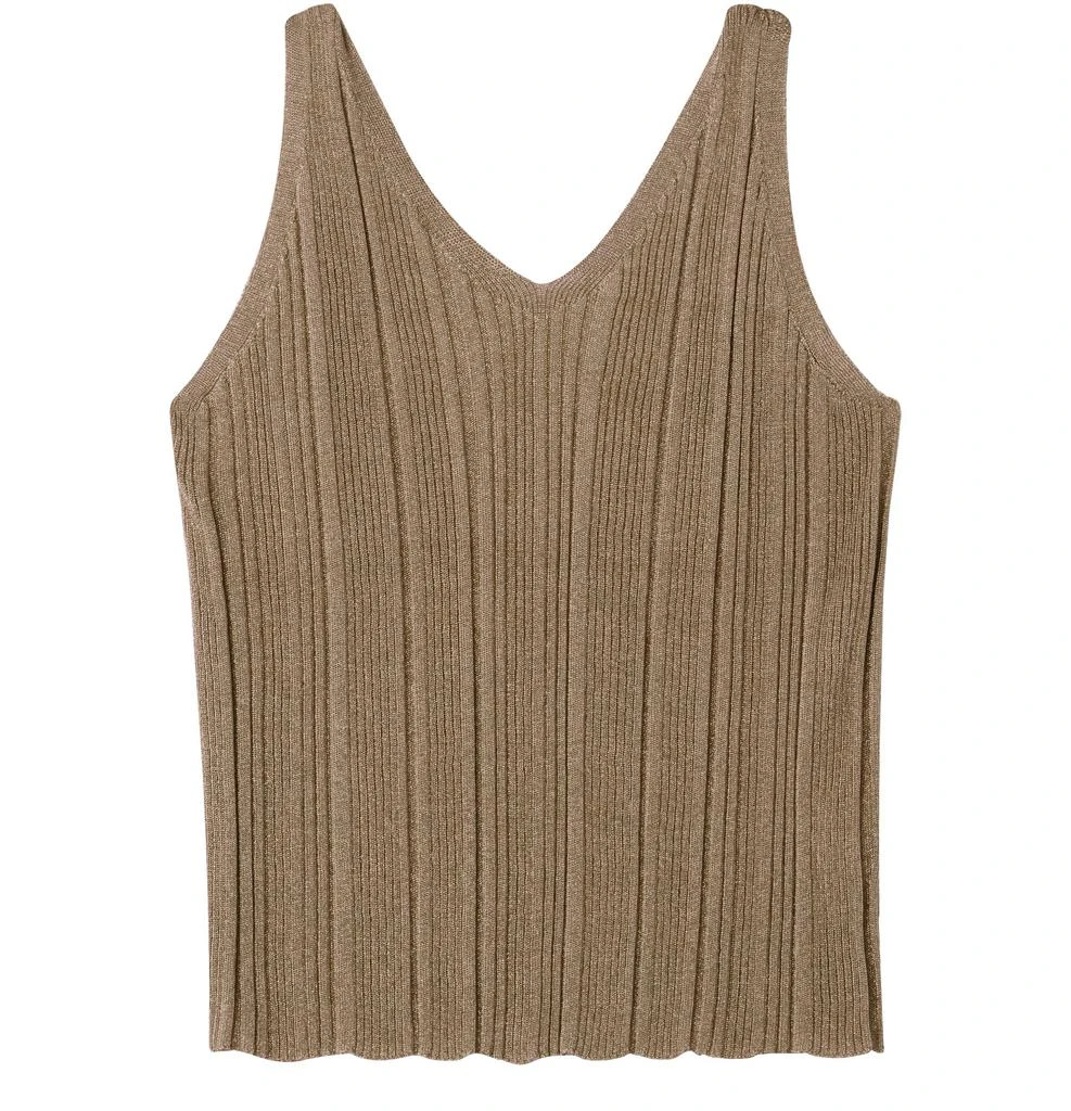 HOUSE OF DAGMAR Metallic knit top 1