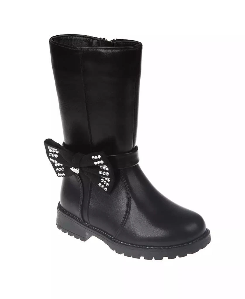 Vince Camuto Toddler Girls Tall Bow with Rhinestones Boot 1