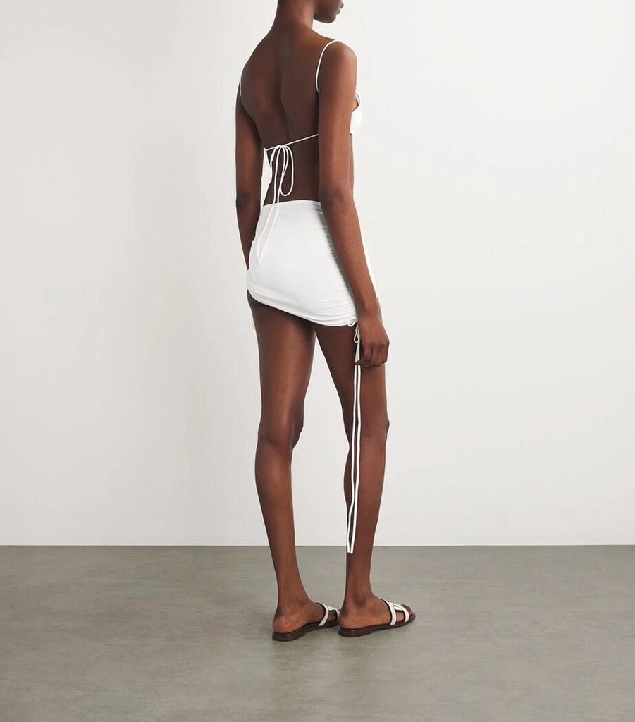 Christopher Esber Ruched Skirt Orbit Bikini Bottoms 3