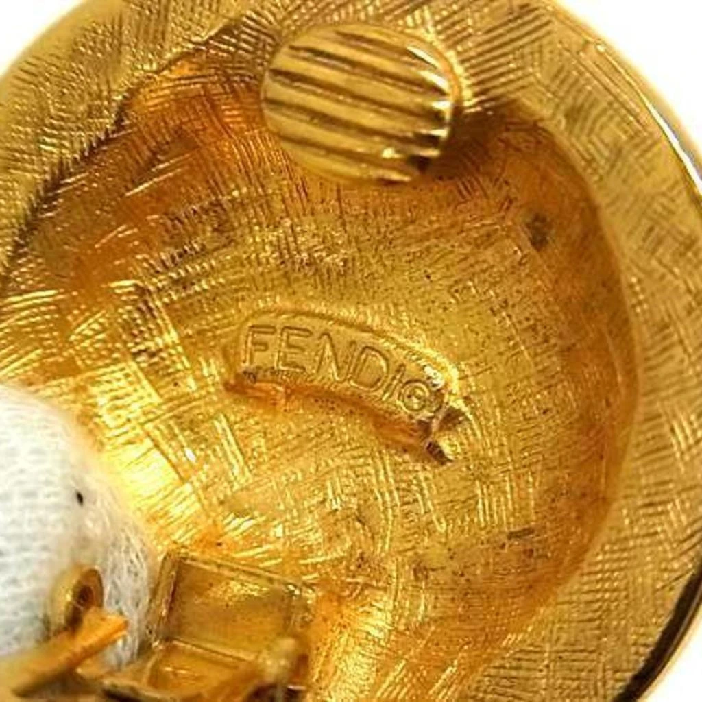 Fendi Metal Clip Earrings (Pre-Owned) 2