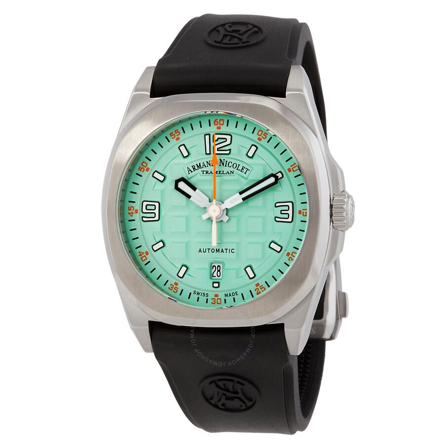 Armand Nicolet JH9 Automatic Aqua Blue Dial Men's Watch A660HAA-ZO-GG4710N