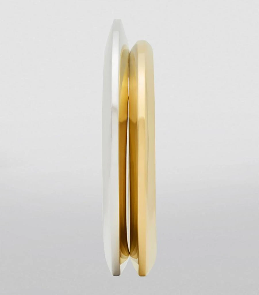 Yves Saint Laurent Set of 2 Peaked Cuff Bracelets 2