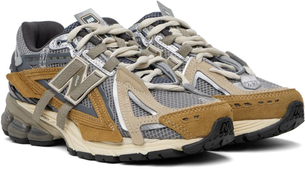 New Balance Gray & Tan 1906A Sneakers 4