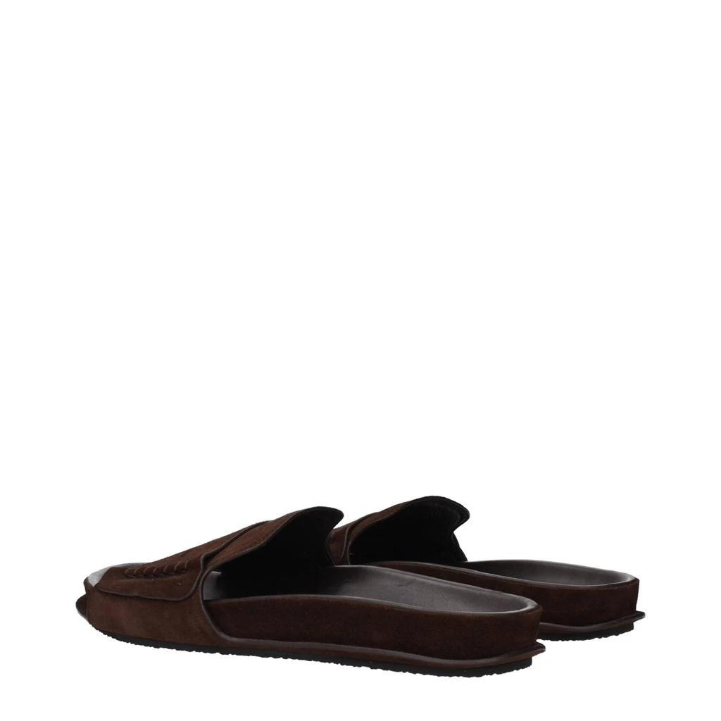 Jacquemus Jacquemus Brown Leather Slippers 4