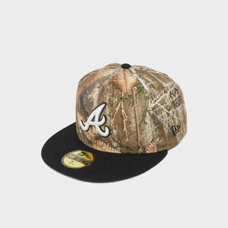 Shop New Era Atlanta Braves MLB Realtree 59FIFTY Fitted Hat on